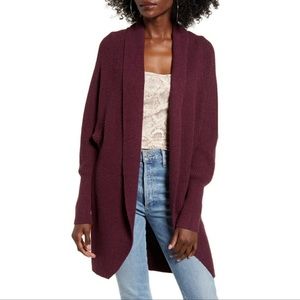 NEW Leith Open Front Long Cardigan Sweater Sz S